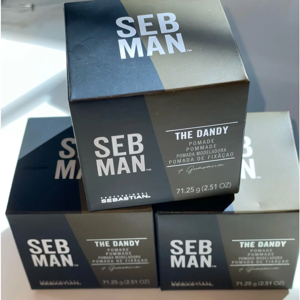 Sebastian Seb Man the Dandy Hair pomade lot of 3 NWT